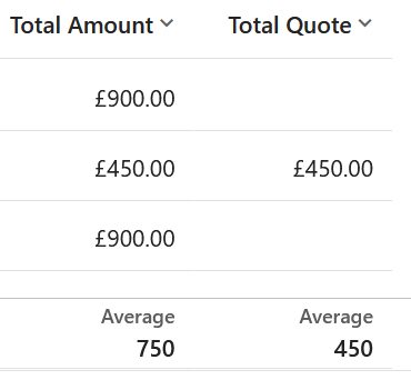 Example column in Dynamics 365 CRM